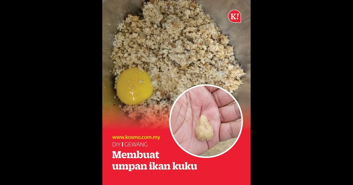 Membuat umpan ikan kuku