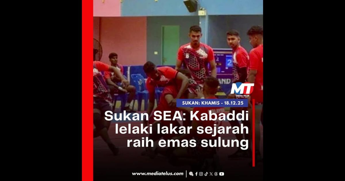 Sukan SEA: Kabaddi lelaki lakar sejarah raih emas sulung