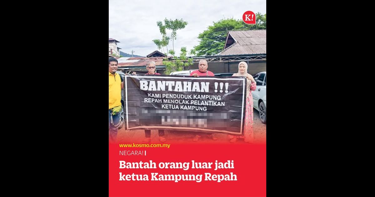 Bantah orang luar jadi ketua Kampung Repah