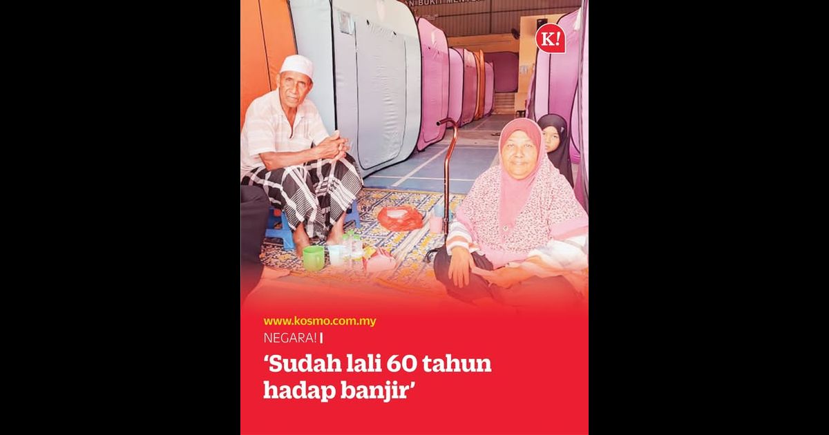 ‘Sudah lali 60 tahun hadap banjir’