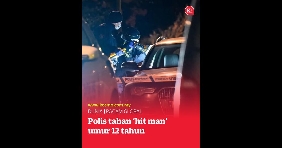 Polis tahan pembunuh upahan umur 12 tahun