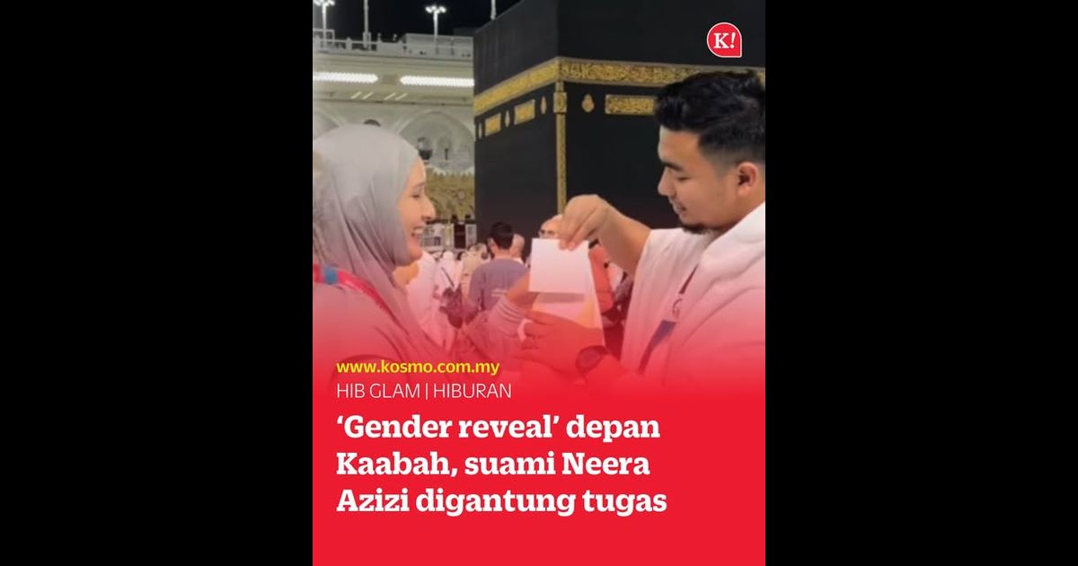 ‘Gender reveal’ depan Kaabah, suami Neera Azizi digantung tugas