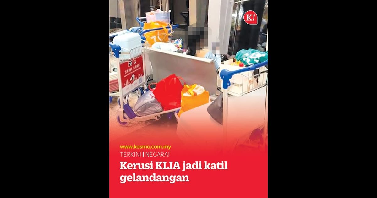 Kerusi KLIA jadi katil gelandangan