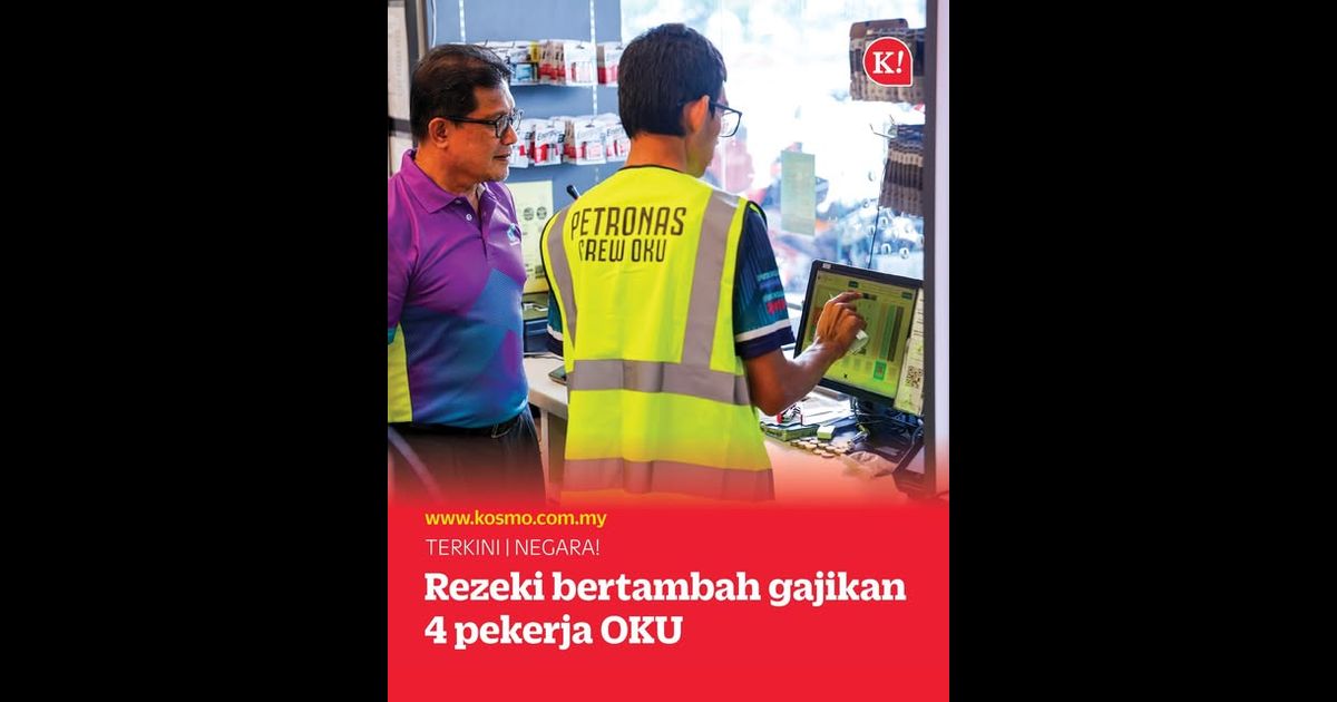 Rezeki bertambah gajikan 4 pekerja OKU
