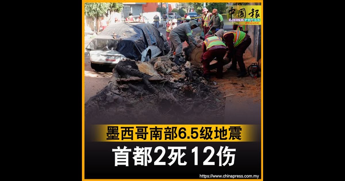 墨西哥南部6.5级地震 首都2死12伤