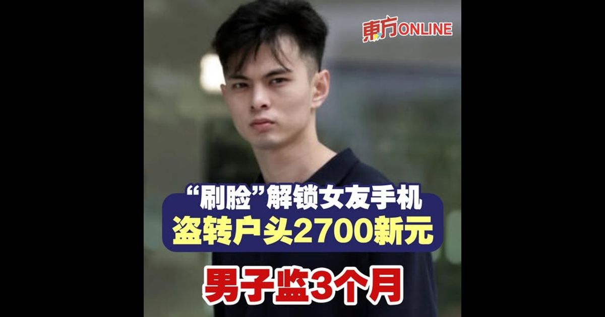 “刷脸”解锁女友手机盗转户头2700新元　男子监3个月