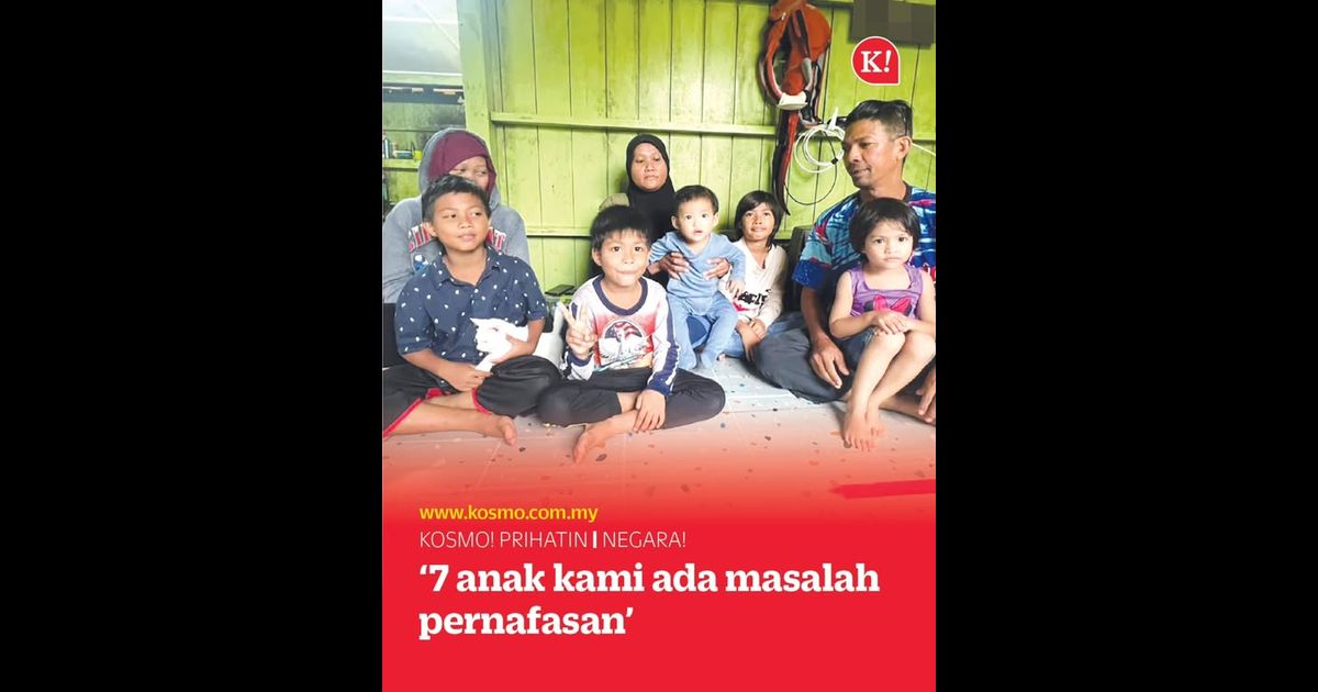 ‘7 anak kami ada masalah pernafasan’