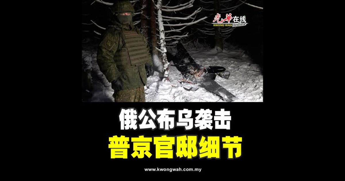 俄公布乌袭击普京官邸细节