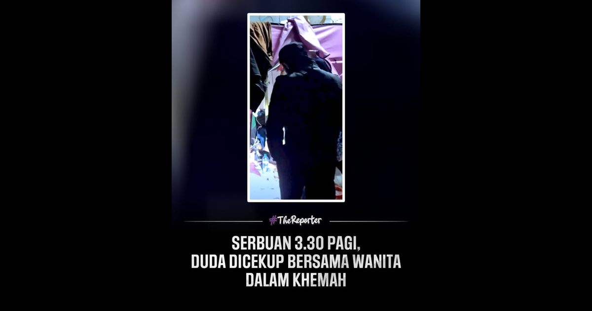Tindakan memasang khemah di ruang tamu sebuah rumah kampung di Kluang terbongkar apabila seorang duda dan seorang wanita ditahan dalam serbuan khalwat jam 3.