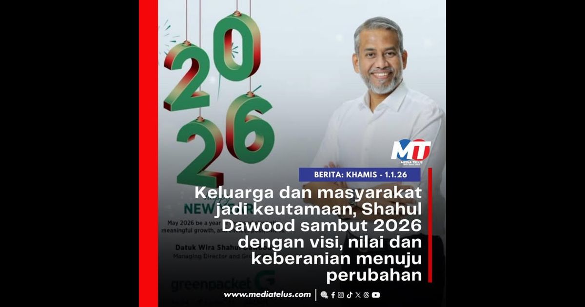 Keluarga dan masyarakat jadi keutamaan, Shahul Dawood sambut 2026 dengan visi, nilai dan keberanian menuju perubahan