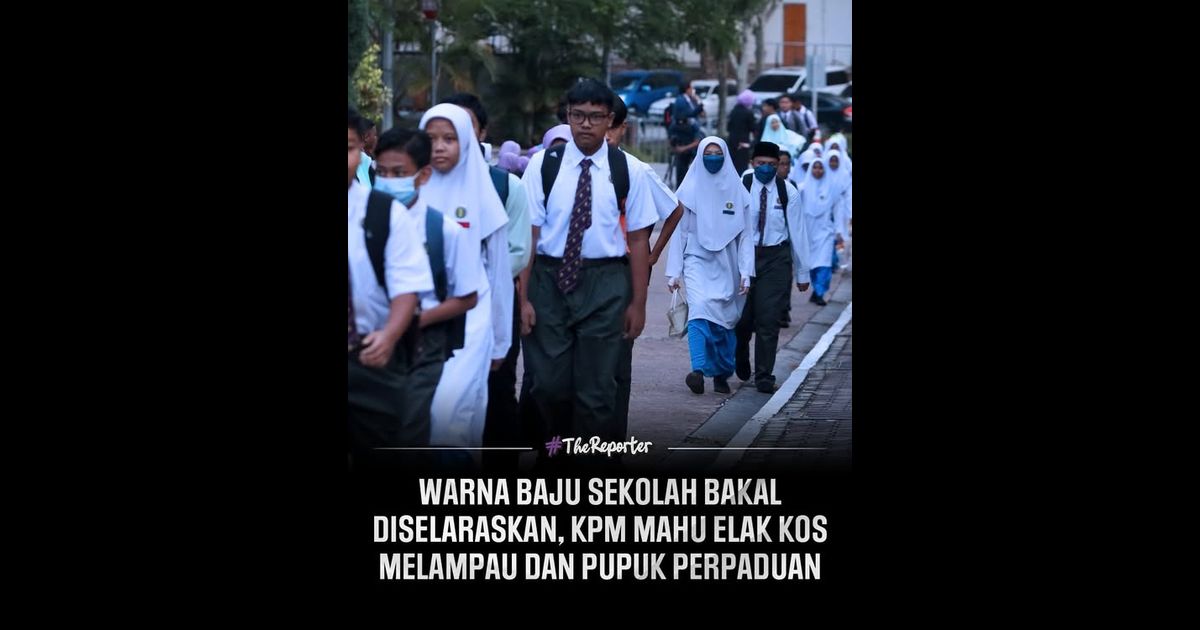 Kementerian Pendidikan Malaysia sedang mengkaji penyelarasan warna pakaian seragam sekolah bagi mengurangkan beban kewangan ibu bapa yang terpaksa menyediakan pelbagai jenis baju.