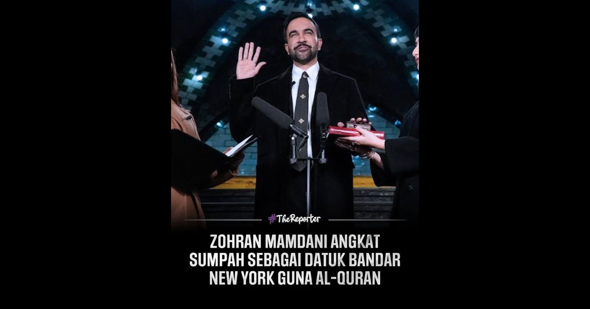 Zohran Mamdani angkat sumpah Datuk Bandar New York guna Al-Quran
