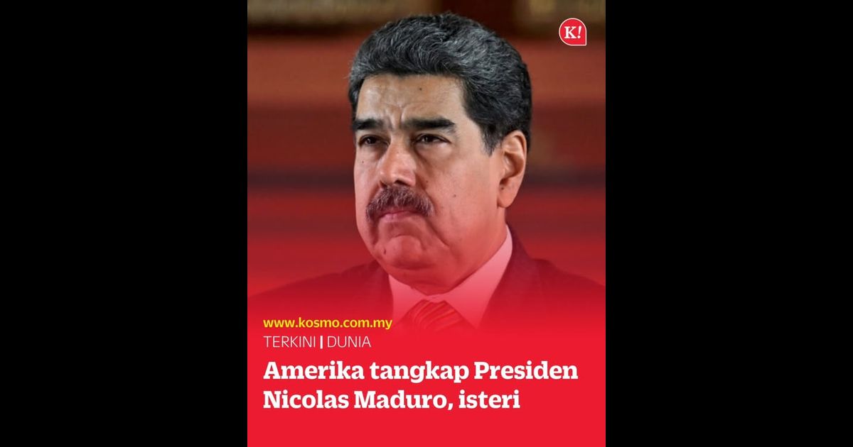 Amerika tangkap Presiden Nicolas Maduro, isteri