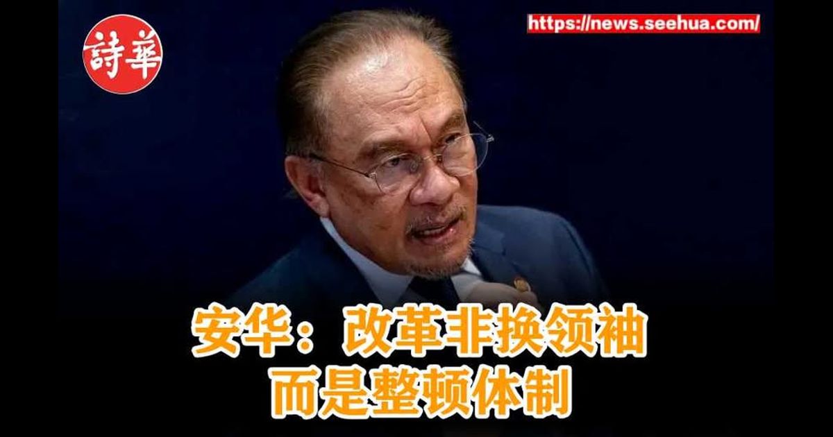 安华：改革非换领袖　而是整顿体制