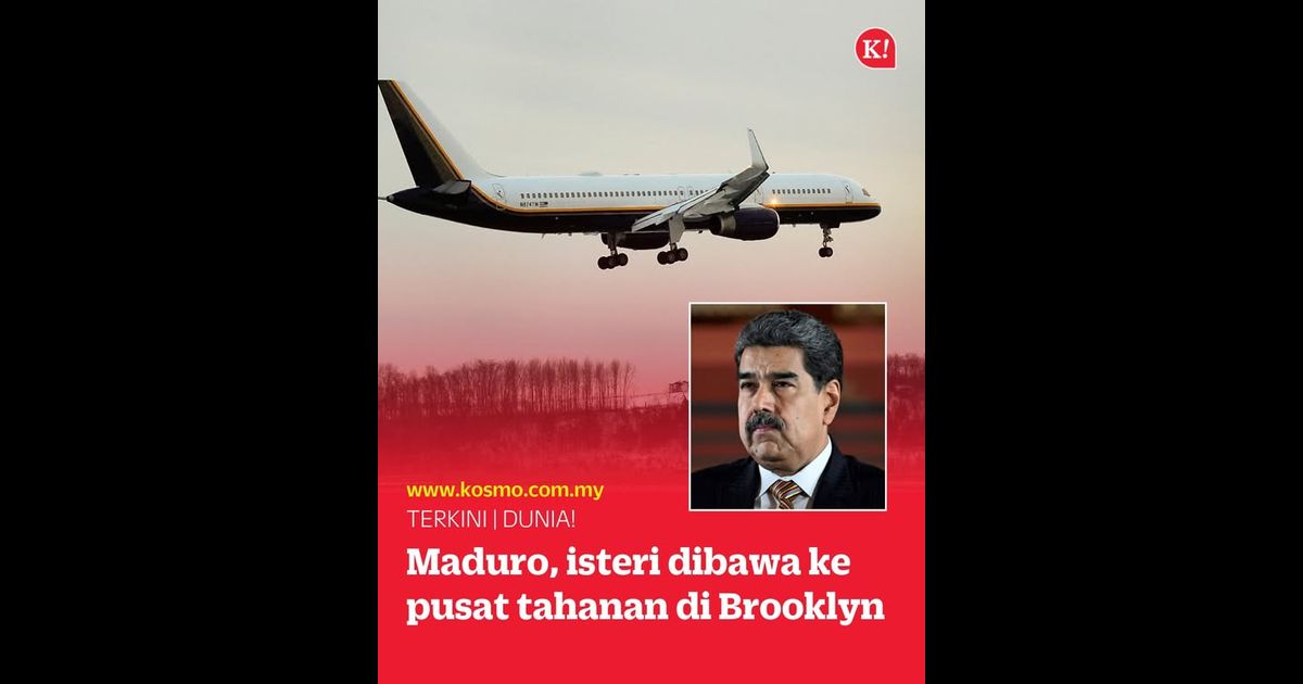 Maduro, isteri dibawa ke pusat tahanan di Brooklyn