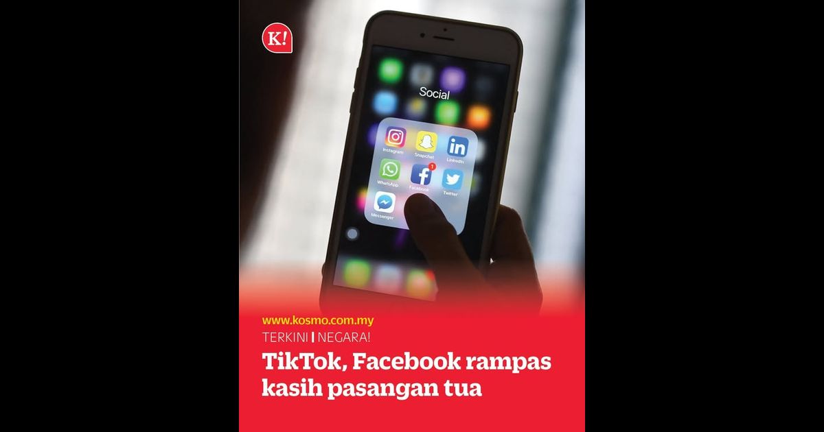 TikTok, Facebook rampas kasih pasangan tua