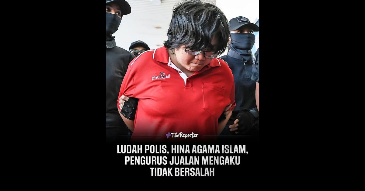 Ludah polis, hina agama Islam, pengurus jualan mengaku tidak bersalah