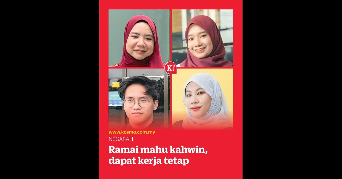 Ramai mahu kahwin, dapat kerja tetap