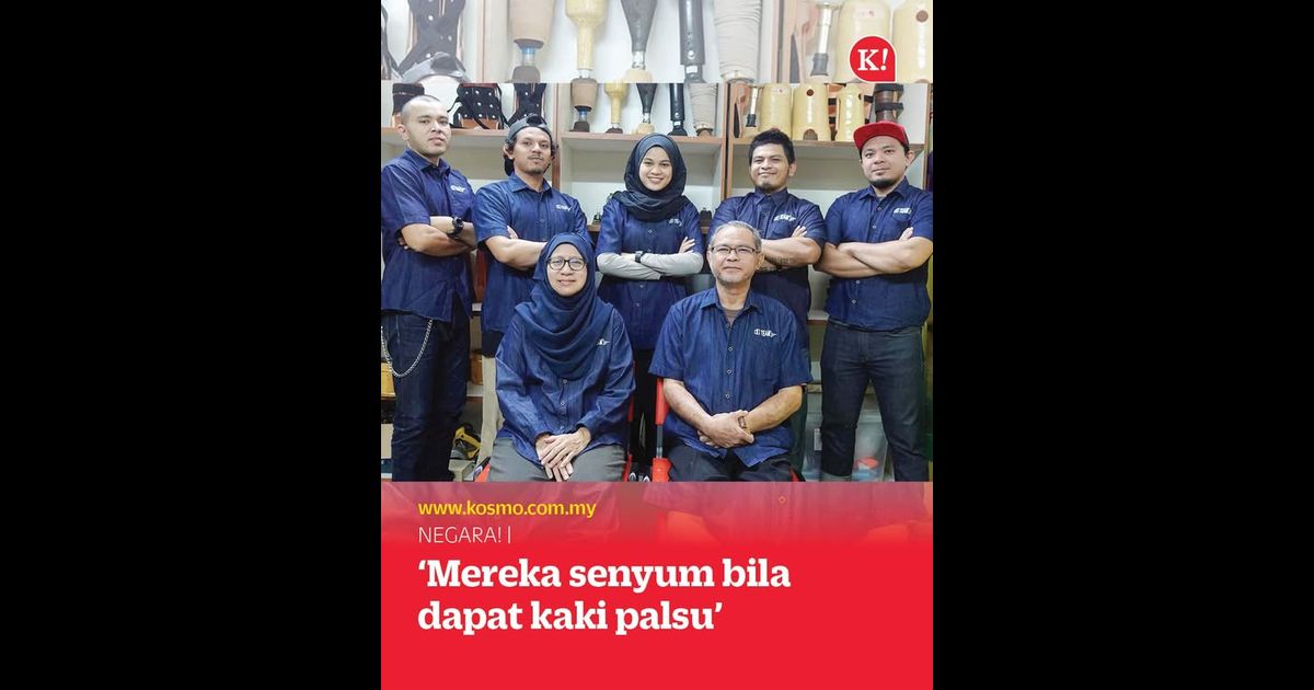 ‘Mereka senyum bila dapat kaki palsu’