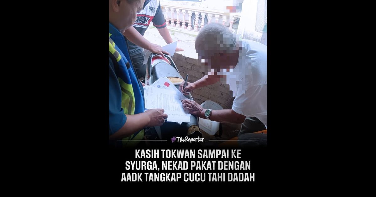 Sepasang warga emas di Kedah terpaksa berpakat dengan pihak AADK untuk menangkap cucu mereka sendiri yang merupakan seorang penagih dadah tegar.