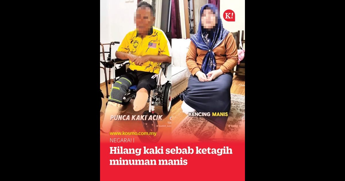 Hilang kaki sebab ketagih minuman manis