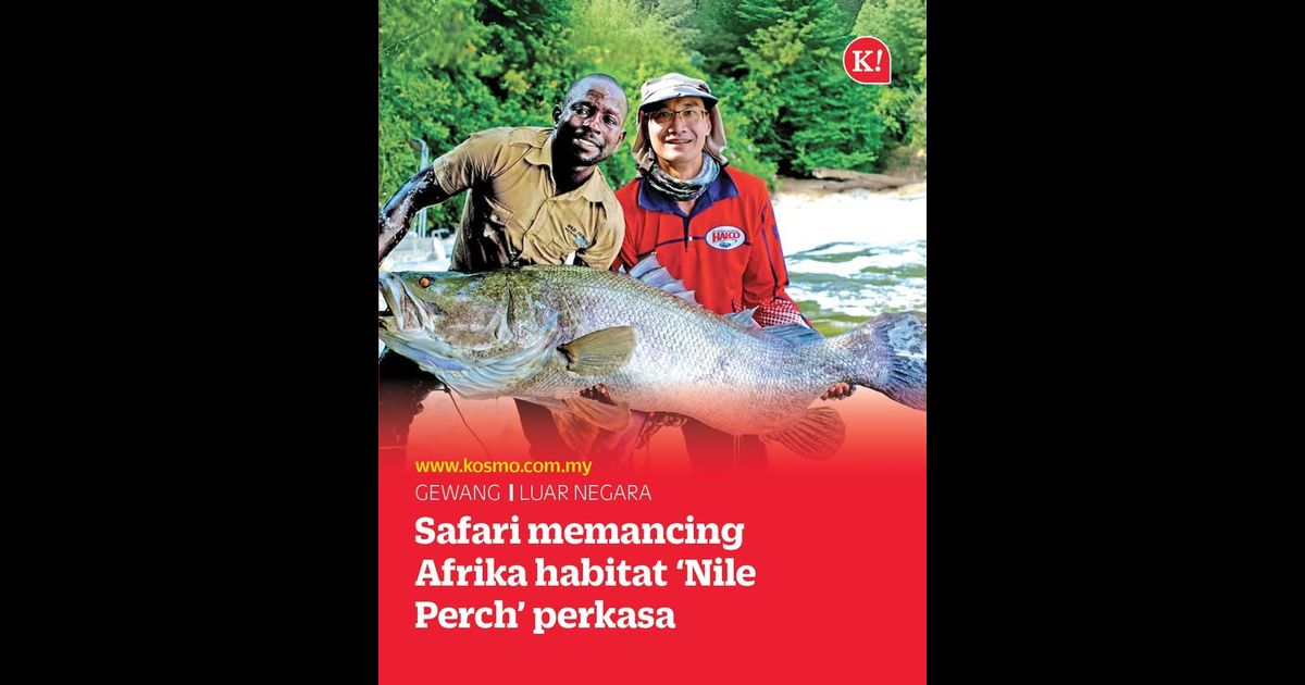 Safari memancing Afrika habitat ‘Nile Perch’ perkasa