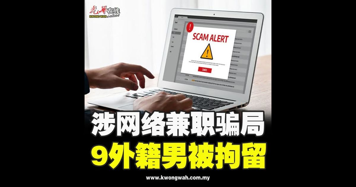 涉网络兼职骗局 9外籍男被拘留
