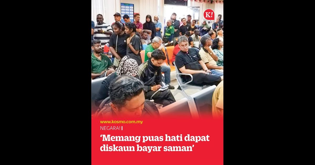 ‘Memang puas hati dapat diskaun bayar saman’