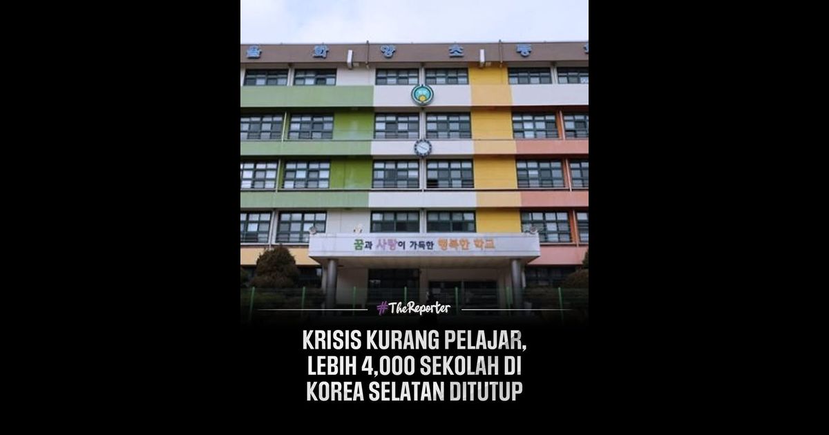 Korea Selatan berdepan krisis populasi serius apabila sebanyak 4,008 buah sekolah di seluruh negara terpaksa ditutup akibat kekurangan pelajar.