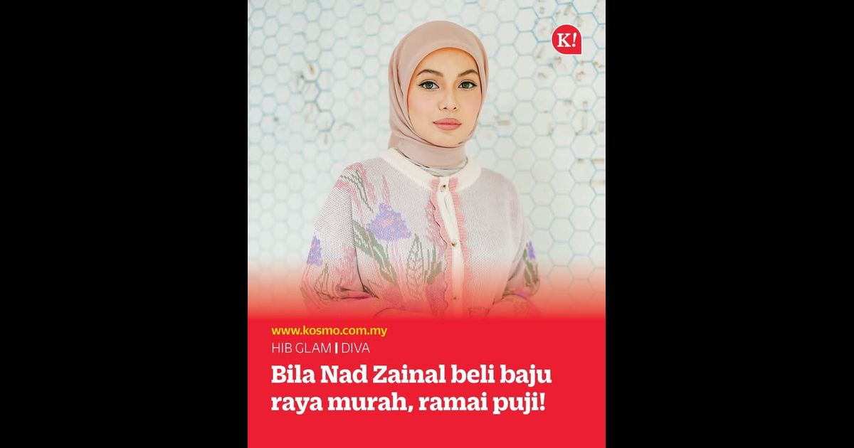 Bila Nad Zainal beli baju raya murah, ramai puji!