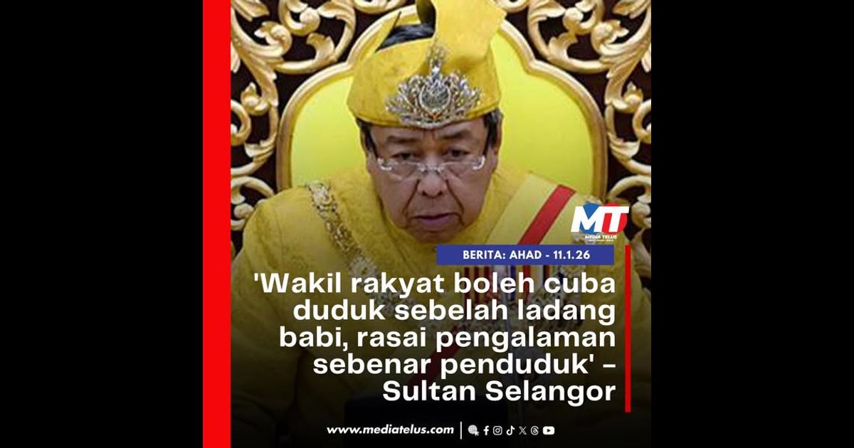 ‘Wakil rakyat boleh cuba duduk sebelah ladang babi, rasai pengalaman sebenar penduduk’ – Sultan Selangor
