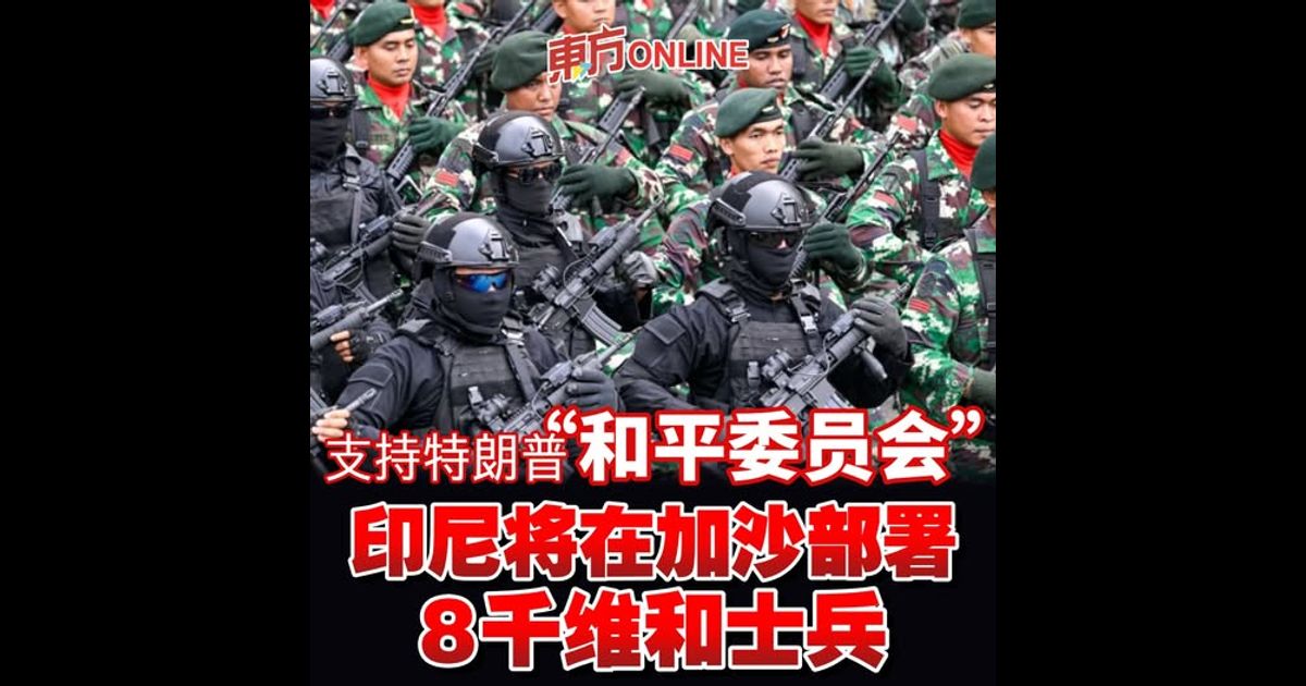 支持特朗普“和平委员会”　印尼将在加沙部署8千维和士兵