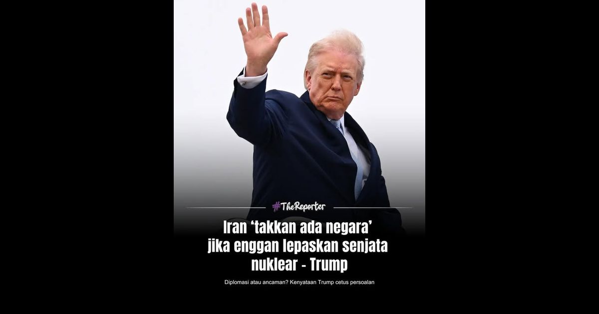 Presiden Amerika Syarikat, Donald Trump memberi amaran keras bahawa Iran mungkin tidak lagi wujud sebagai sebuah negara jika enggan meninggalkan program senjata nuklearnya.