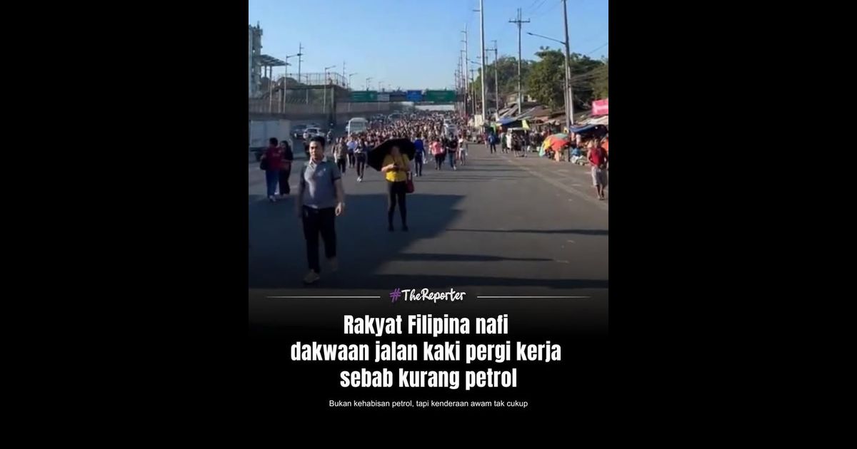 Satu video tular mendakwa rakyat Filipina terpaksa berjalan kaki ke tempat kerja akibat kekurangan petrol susulan konflik Timur Tengah, namun dakwaan itu segera dipersoalkan.