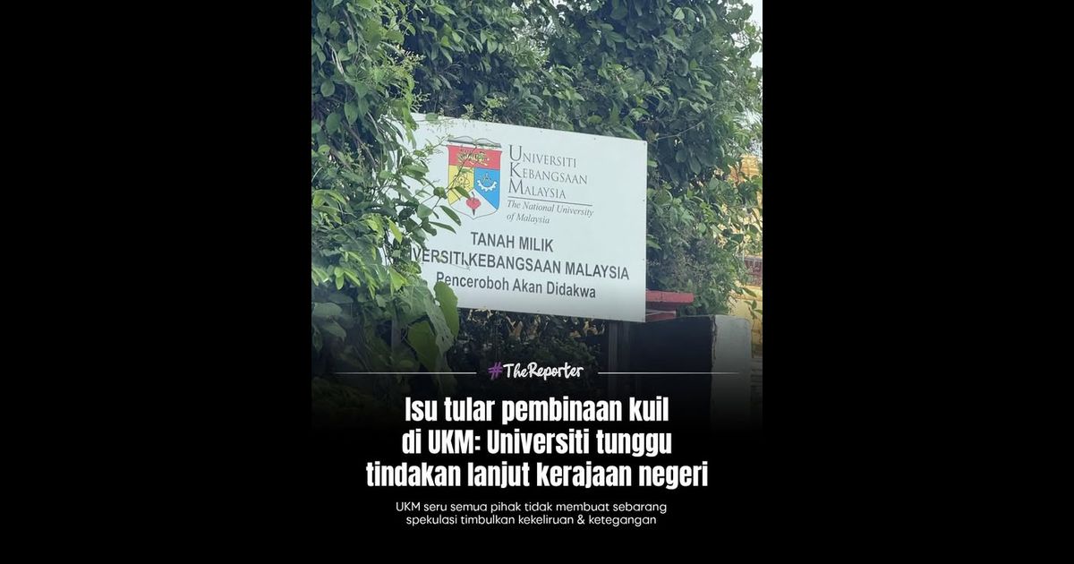 Isu tular pembinaan kuil di UKM: Universiti tunggu tindakan Kerajaan Negeri