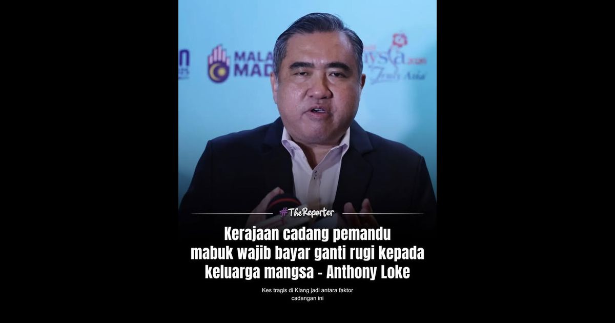 Kementerian Pengangkutan (MOT) sedang merangka cadangan pindaan Seksyen 44 Akta Pengangkutan Jalan 1987 yang mungkin mewajibkan pesalah memandu mabuk membayar ganti rugi kepada keluarga mangsa.