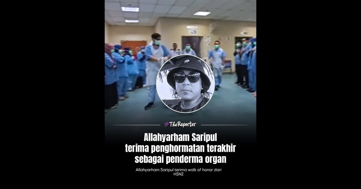 Allahyarham Saripul terima penghormatan terakhir sebagai penderma organ