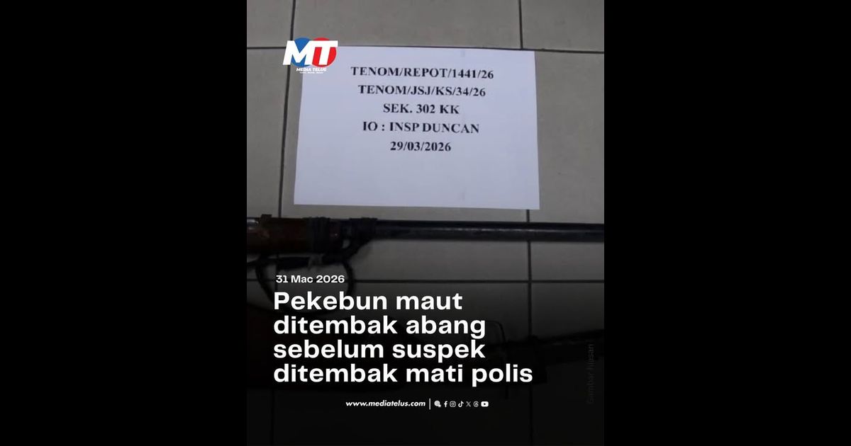 Pekebun maut ditembak abang sebelum suspek ditembak mati polis
