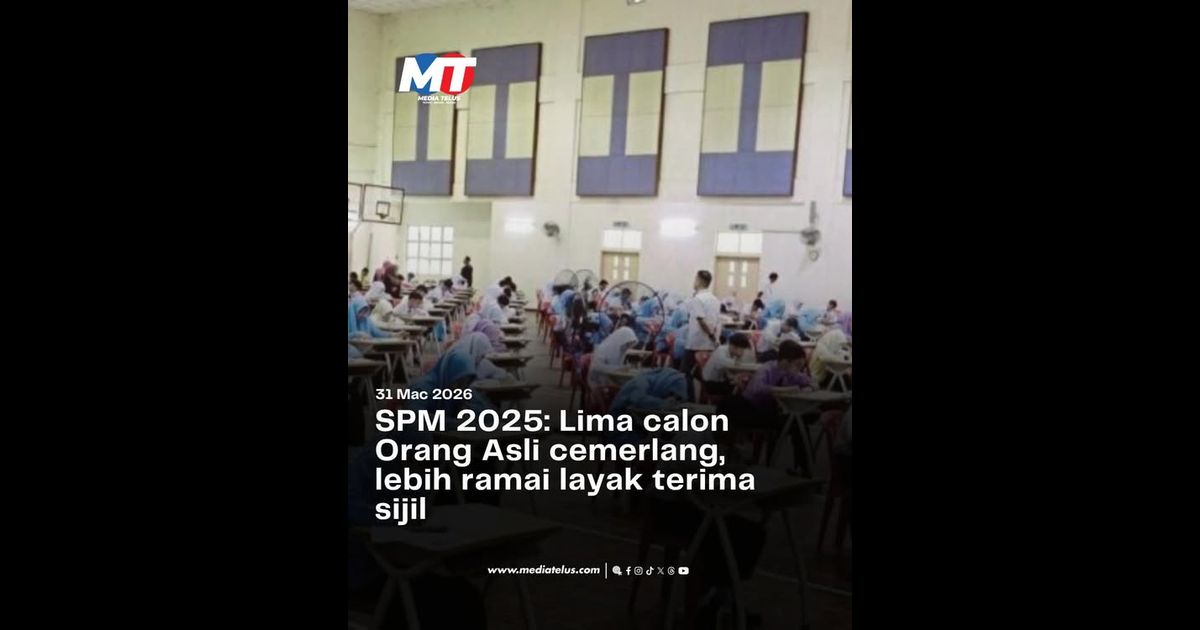SPM 2025: Lima calon Orang Asli cemerlang, lebih ramai layak terima sijil