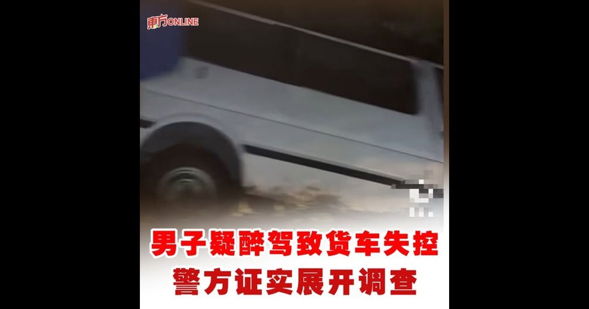 男子疑醉驾致货车失控 野新警方证实展开调查