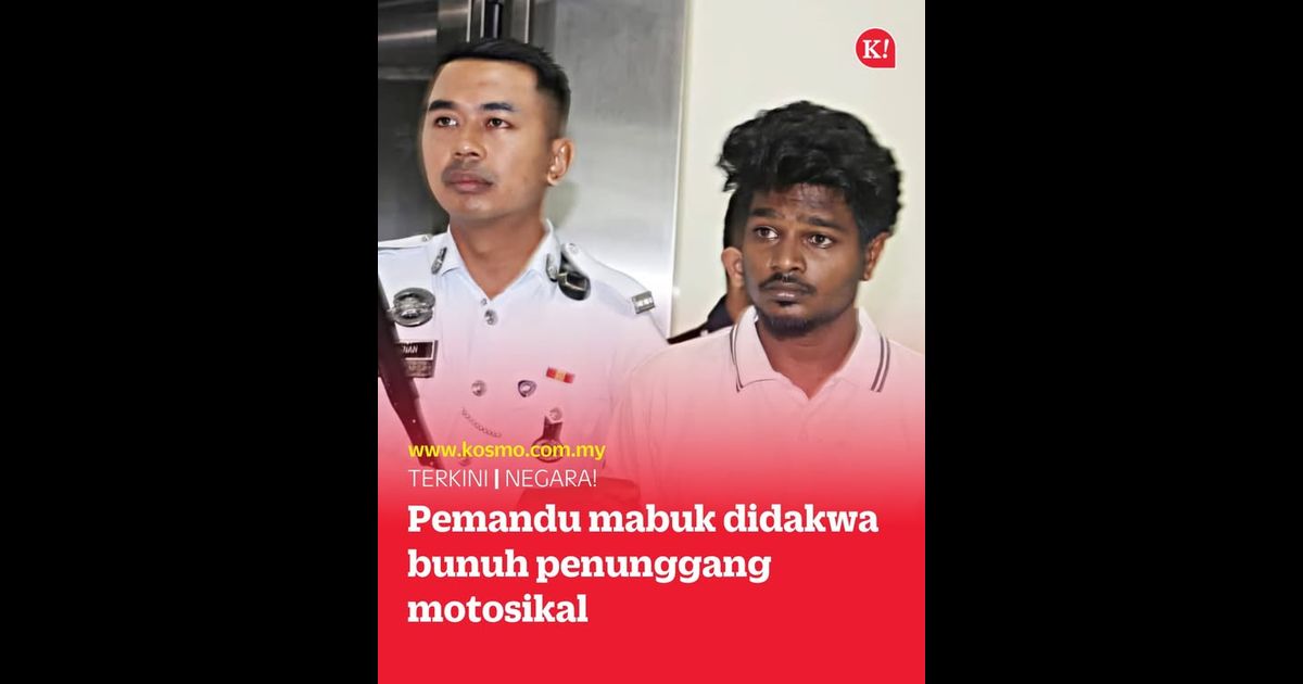Pemandu mabuk didakwa bunuh penunggang motosikal