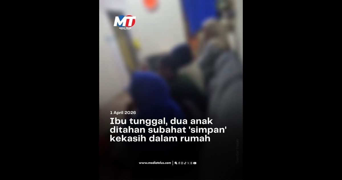 Ibu tunggal, dua anak ditahan subahat ‘simpan’ kekasih dalam rumah